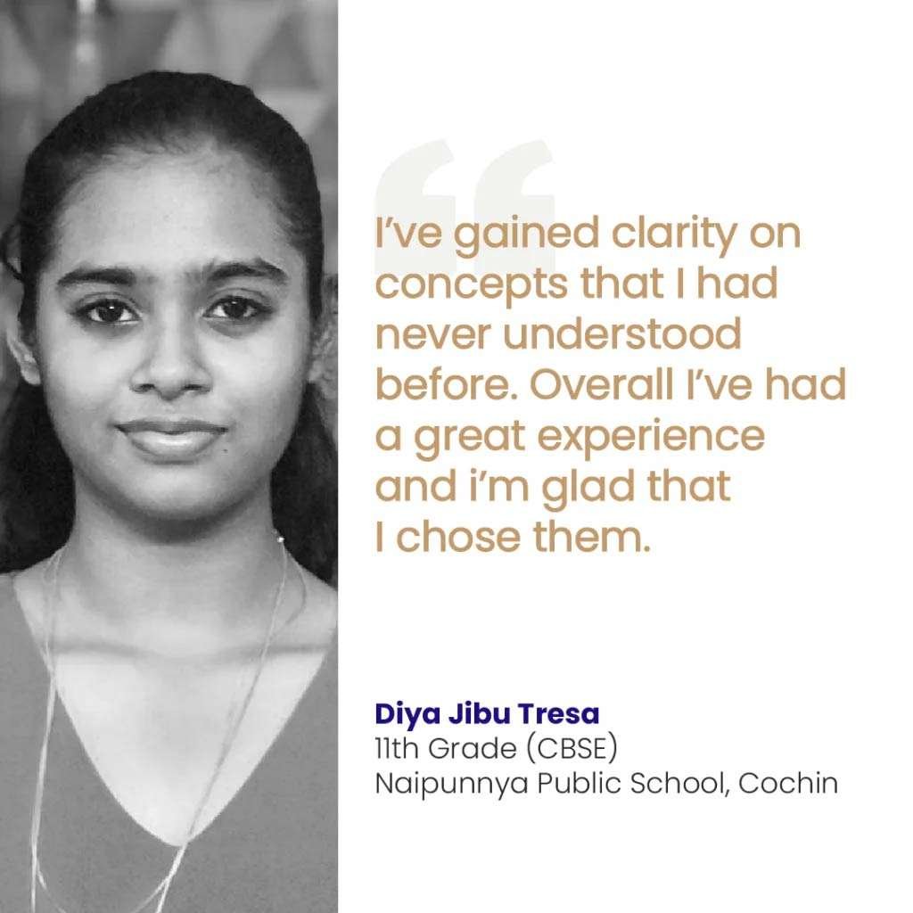 diya-jibu-tresa-11th Grade (CBSE) Naipunnya Public School, Cochin-PrepGenius-study-abroad-profile-building-resume-cv